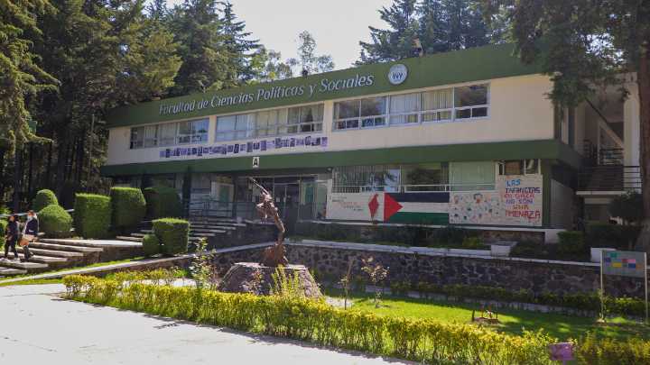 Así luce la FCPyS tras el regreso a clases presenciales en CU