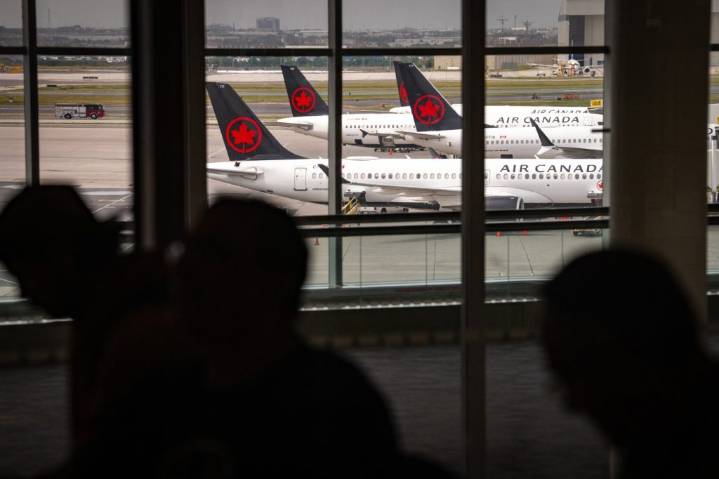 Air Canada begins to cancel flights ahead of possible work stoppage
