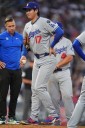 Dodgers' Ohtani roughed up by Rockies, leaves game after getting hit on right thigh by line drive