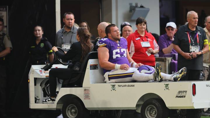 Vikings lose center Zeke Correll to broken ankle