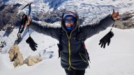 La presidenta del Club Montisonense de Montaña, Alegría Barri, regresa a Monzón tras dos meses en los Andes