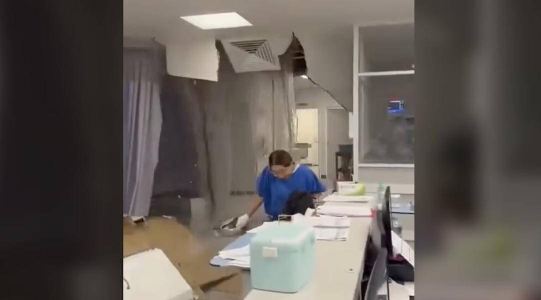 Se desploma techo de área de urgencias de hospital en Ixtapaluca; aclara IMSS incidente