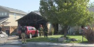 Garage catches fire in Twin Falls neighborhood
