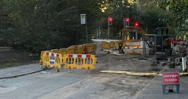 Road still closed ten days after being hit by sudden flooding