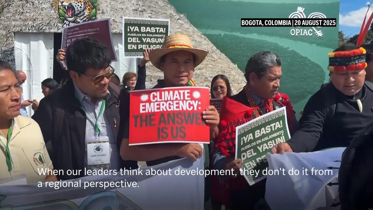 Indigenous leaders push for stronger role in protecting rainforest ahead of Amazon regional summit