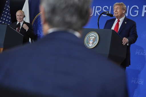 Photos of the Putin-Trump summit in Alaska