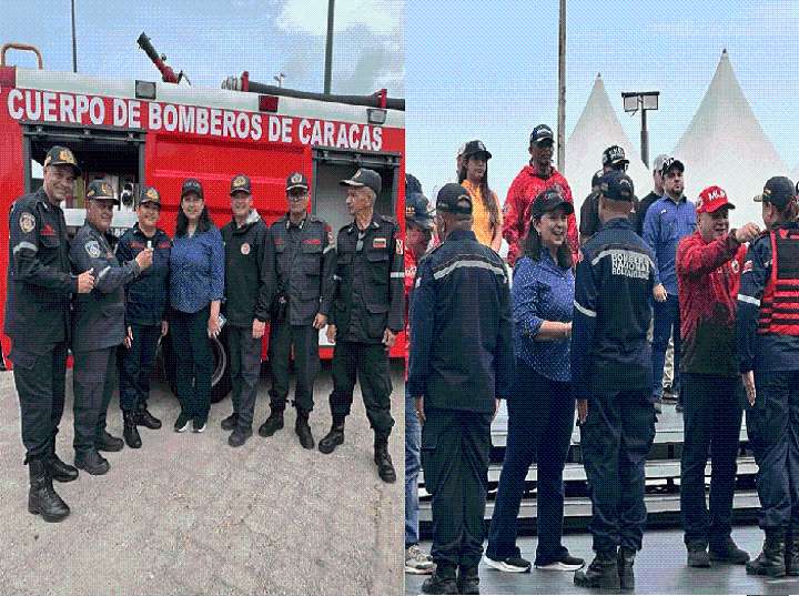 Celebraron 88 años del Día Nacional del Bombero con entrega de camión y condecoraciones