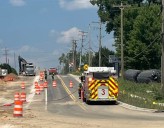 Walker firefighters at scene of major gas leak