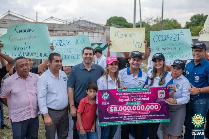 Gobierno del Cesar entregó recursos para la construcción de Multicampus en Codazzi