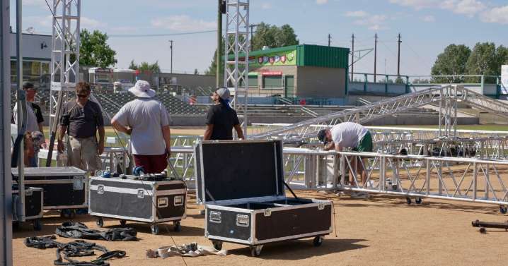 Voyagers stadium being transformed into concert venue for Friday show