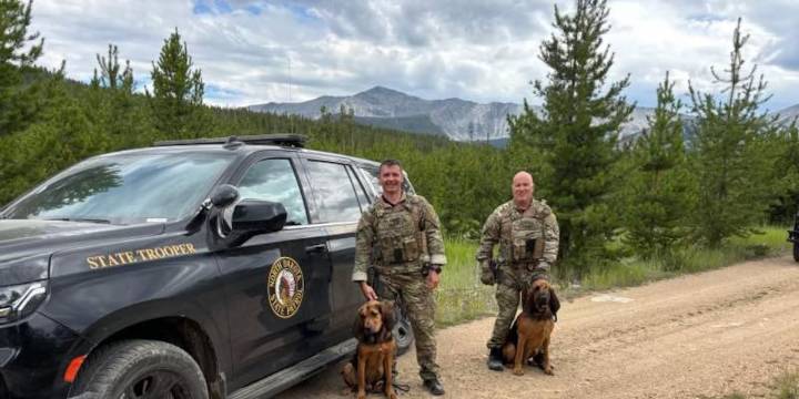 ND Highway Patrol troopers, bloodhounds help in search for Montana shooter