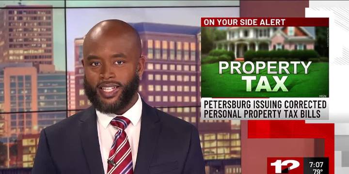 Petersburg issuing corrected personal property tax bills
