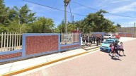 Acusan padres de familia de Telesecundaria en Palmar de Bravo cobros excesivos de inscripción