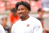 Garrett avoids speeding ticket questions, focuses on Browns defense