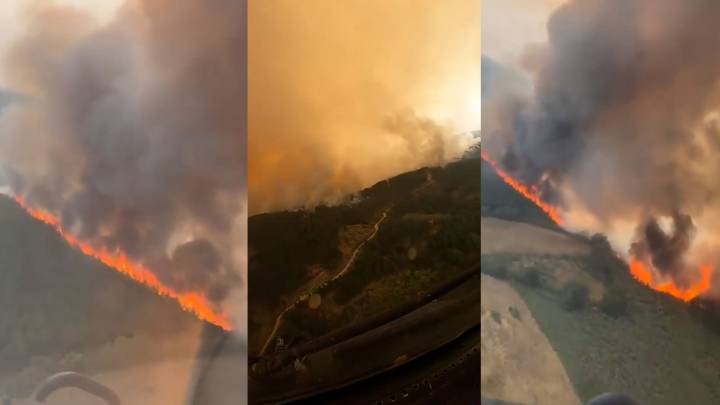 El incendio "desbocado" de Jarilla obliga a evacuar Hervás y amenaza con saltar a Castilla y León