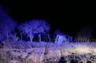 Un automovilista volcó en la Ruta 9, cerca de Toay