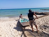 Pescadores piden levantar veda por marea roja frente a las costas de Progreso