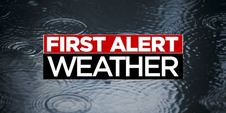 Warmer today with isolated downpours