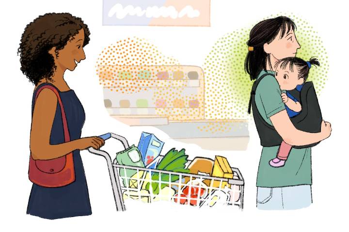 Sometimes you find joy in the strangest places, like the grocery checkout line