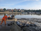 London’s ‘wet wipe island’ gets bulldozed in historic Thames clean