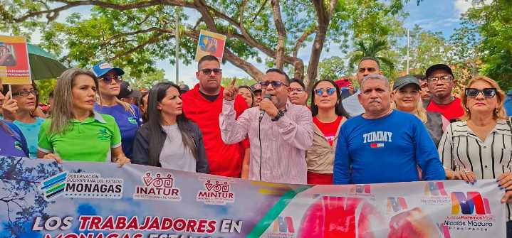Clase obrera de Monagas se pronuncia en apoyo al presidente Maduro