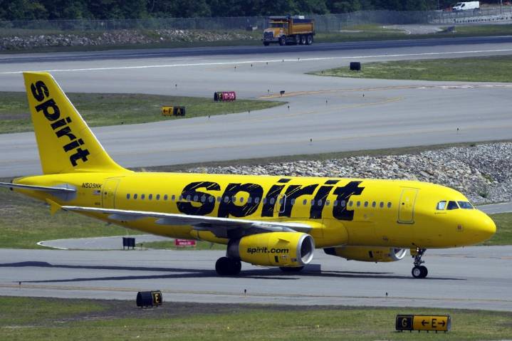 Spirit Airlines files for bankruptcy protection again