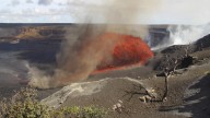 Hawaii's Kilauea volcano erupts again and shoots lava for 31st time since December