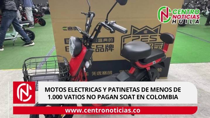 En Colombia sancionan ley que elimina exigencia de SOAT y licencia para bicicletas y patinetas eléctricas