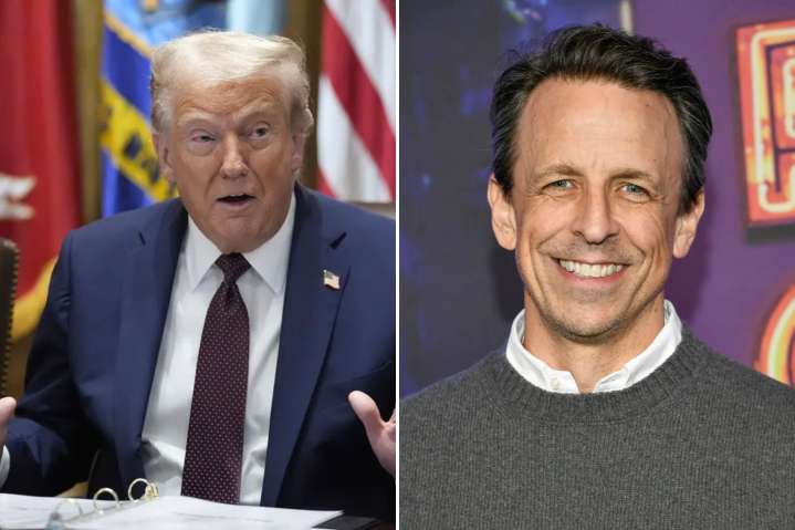Trump slams NBC after Seth Meyers contract extension rumor