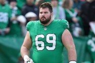 Eagles' Landon Dickerson carted off practice field in major injury worry