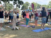 Free Yoga Festival and Vendor Market on the Canfield Green