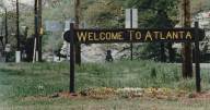 Mystery surrounds ‘Leaving Atlanta’ sign along Ponce de Leon Avenue