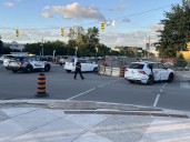 One woman in hospital after Lakeshore crash