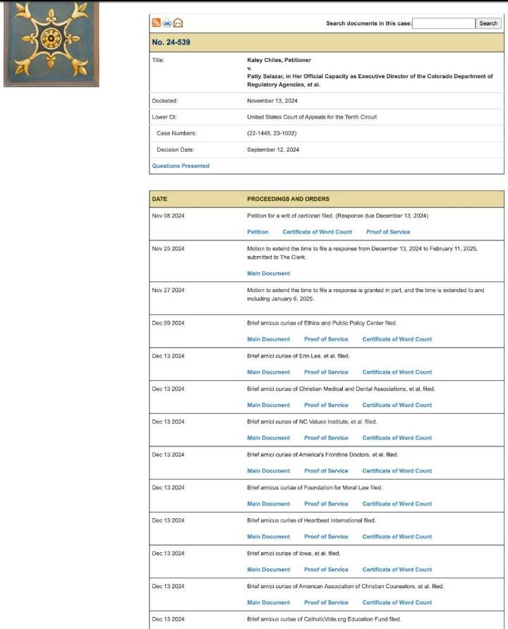 SCOTUS Redesigns The Docket Page