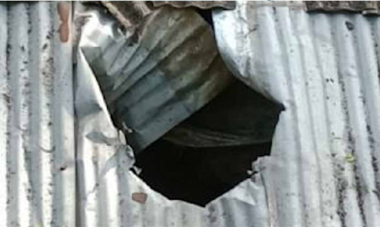 Bombardean con dron una vivienda en Veracruz hay cuatro heridos
