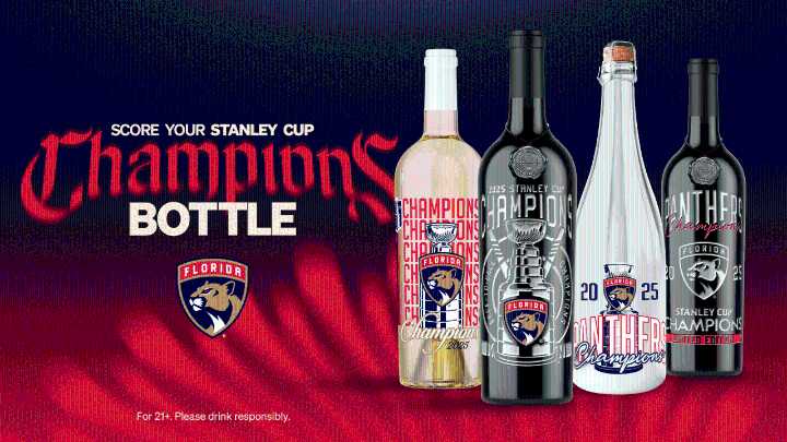 Florida Panthers Partner with Mano’s Wine for 2025 Stanley Cup Championship Limited