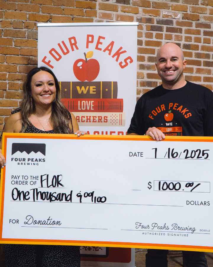 Surprise teacher wins school supplies from local brewery