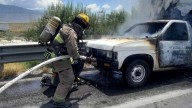 Se Incendia Camión con Envases de Cerveza en Carretera Monterrey