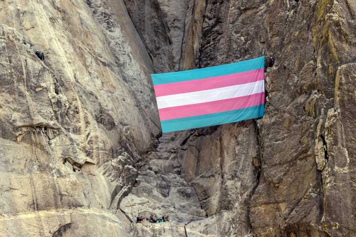 Yosemite Biologist Fired After Hanging Transgender Pride Flag From El Capitan