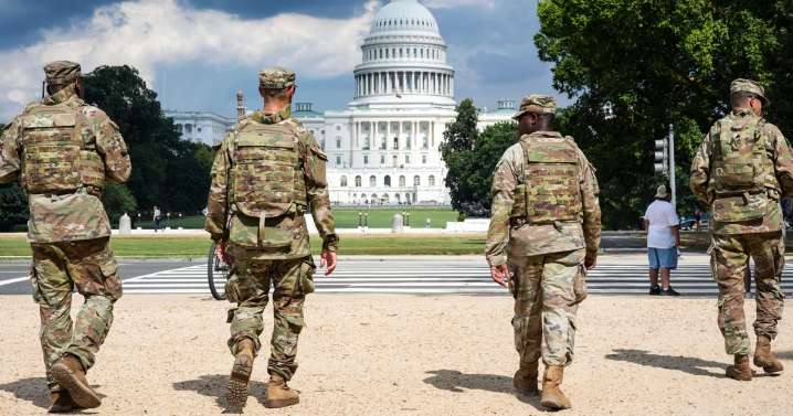 Some National Guard troops in Washington set to carry firearms