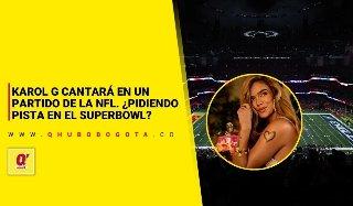 Karol G estará en un partido de la NFL