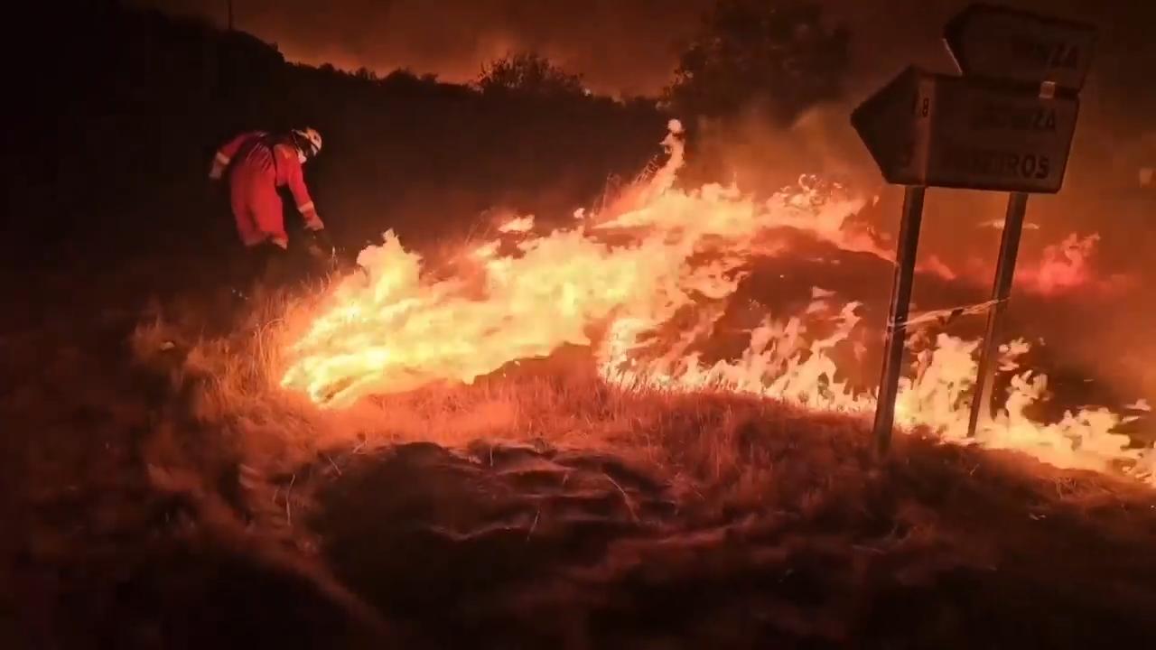 Emergency services in Spain battle wildfires across the country