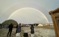 Burning Man’s Orgy Dome Destroyed by ‘Hurricane-Force’ Windstorm as Desert Braces for Predicted Rain