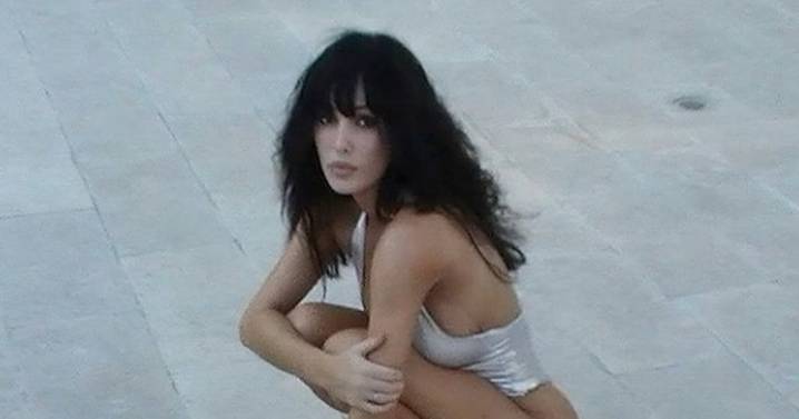 Bianca Censori models plunging sheer leotard for raunchy bubble photoshoot