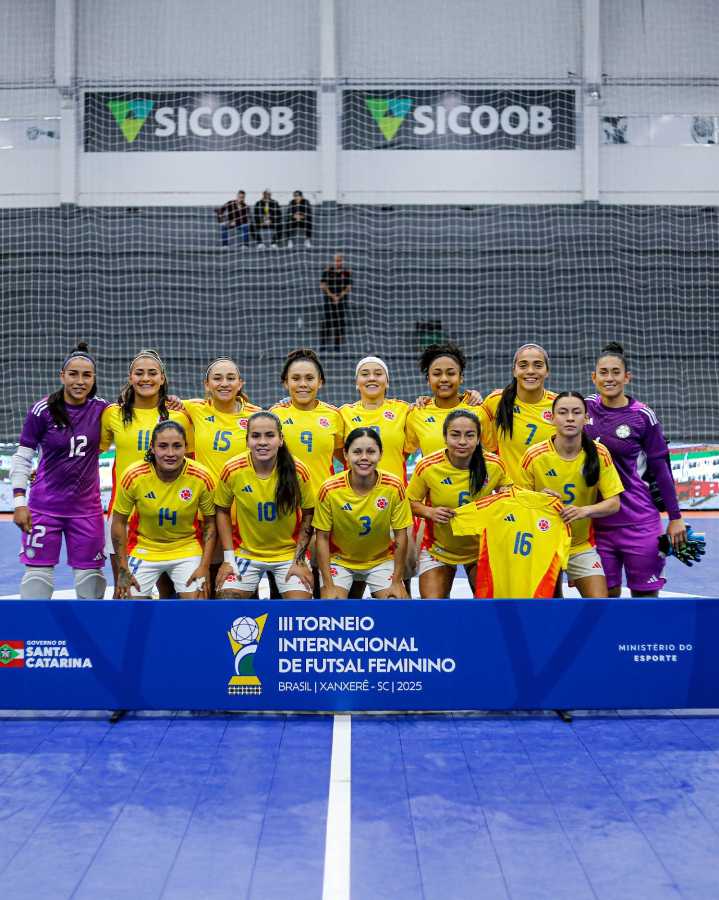 Colombia arranca con victoria en el Torneo Internacional de Futsal en Brasil