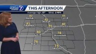 Spotty showers possible Monday for Omaha area