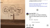 Un grafitero se burla de Bansky pintando a escasos centímetros de una de sus obras: "¿Los modernos también me protegerán?"