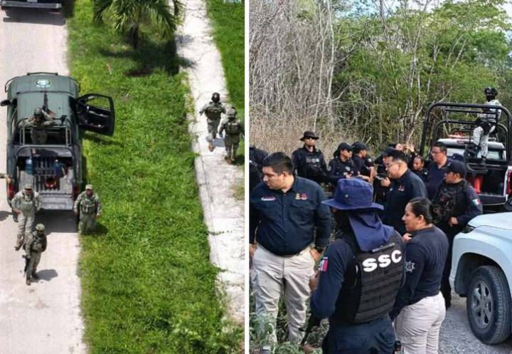 Federales y Fiscalía despliegan operativo en la Región 100 de Cancún