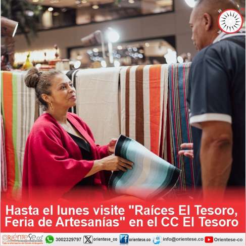 Hasta el lunes visite «Raíces El Tesoro, Feria de Artesanías» en el CC El Tesoro