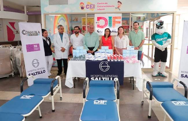Entrega el DIF Coahuila sillas cama en los hospitales; van 105 en total